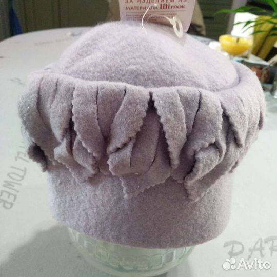 Шляпа женская фетровая