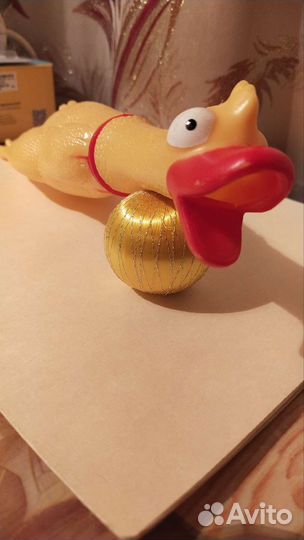 Утка желтая. Крякалка