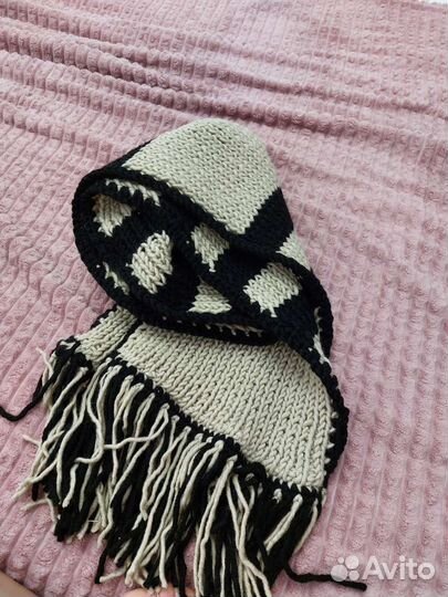Тёплый шарф ручной работы