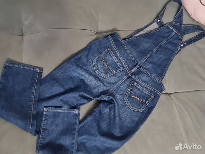 Джинсовый комбинезон для девочки 146 152