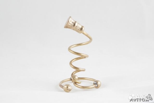 Подсвечник витой винтажный