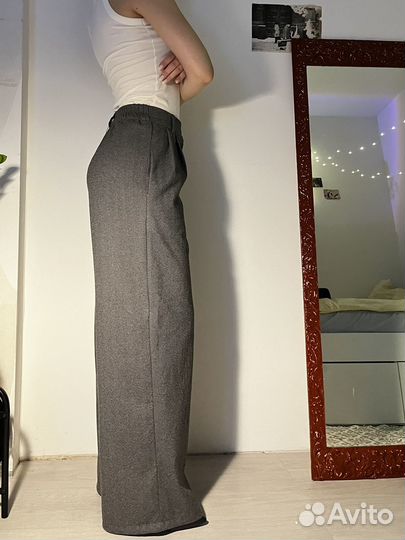 Брюки палаццо шерсть