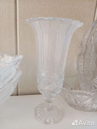 Хрустальная ваза