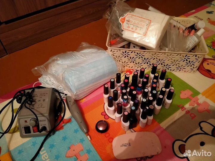 Набор для маникюра и наращивания ногтей