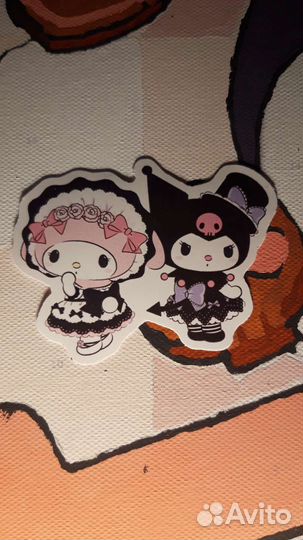 Наклейка куроми и меледи