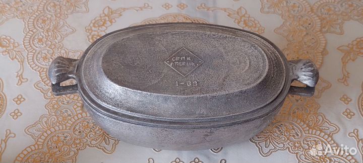 Продам утятницу литую алюминиевую времен СССР