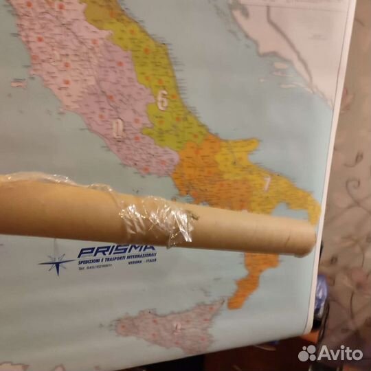 Карта Италии в идеальном состоянии