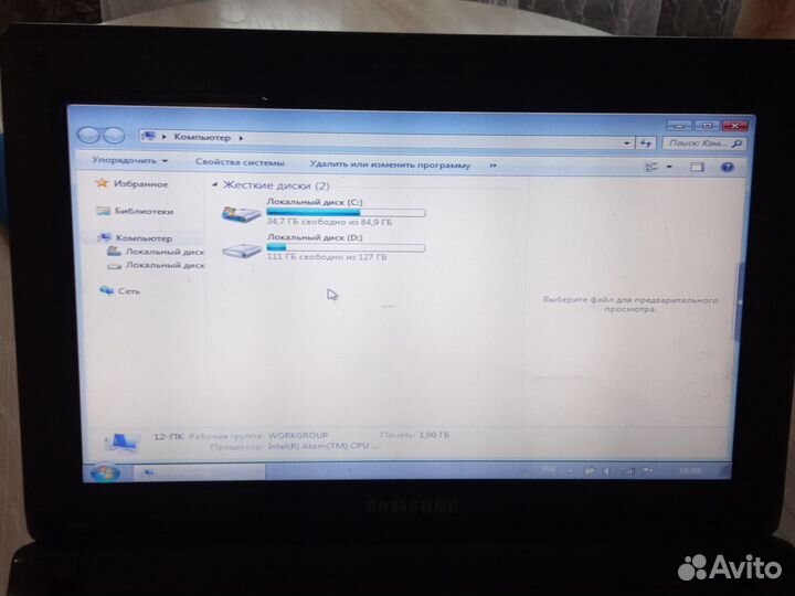 Нетбук samsung n150Plus