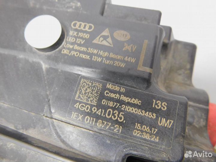 Фара левая Audi A6/RS6/S6