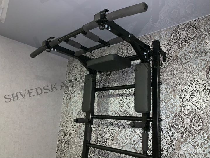 Шведская стенка + Турник 3в1 усиленный Power люкс