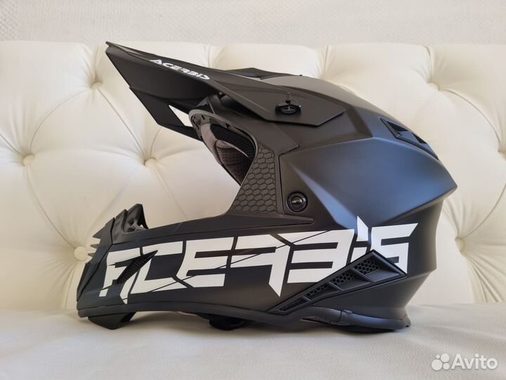 Шлем кроссовый Acerbis X-track 22-06 Black v2