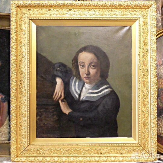 Картина.19 век.Франция.Холст.Масло.Живопись