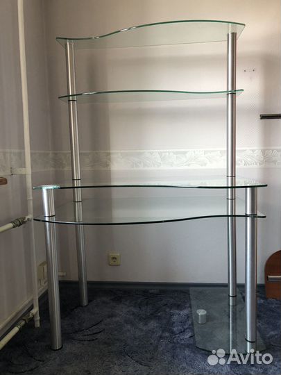 Компьютерный стол бу стекло