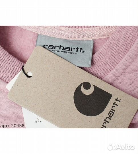 Свитшот Carhartt pocket розовый