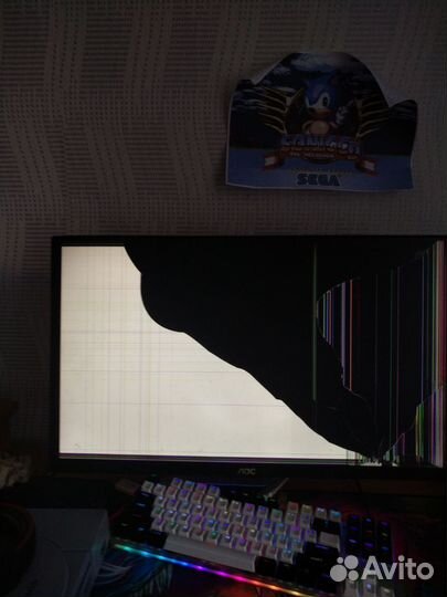 Монитор на запчасти