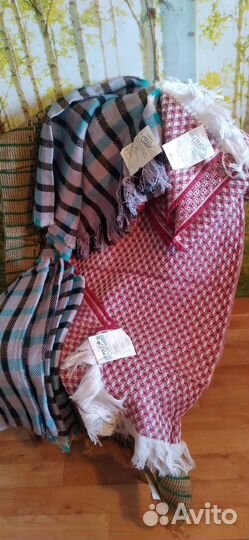 Накидка на кресло винтаж, шарфы СССР