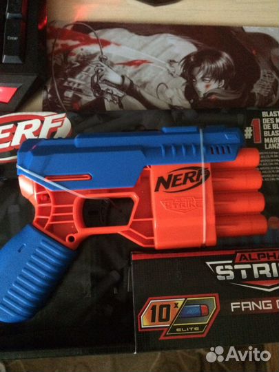 Пистолет с пульками детский