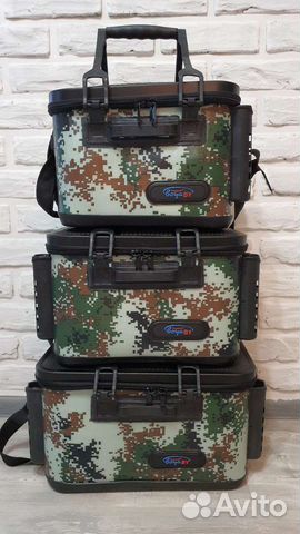 Ящик рыболовный с держателями удилищ