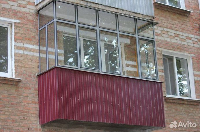 Остекление балконов и лоджий,внутренняя отделка