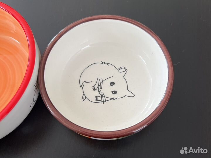 Чашки керамический для любимых зверюшек