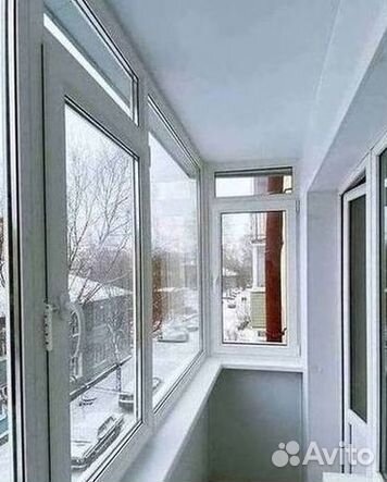 Остекление окон и балконов пвх