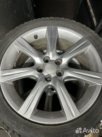 Диски с зимней резиной r17 enkei subaru