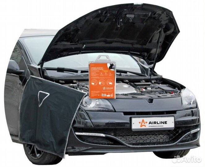 Накидка защитная на крыло 100х72 см (магнитная)