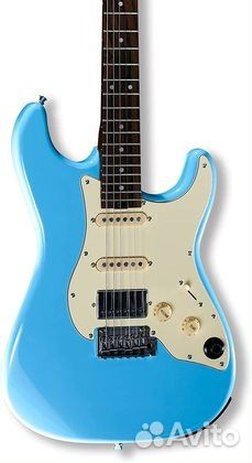 Электрогитара со встроенным процессором Mooer gtrs S800 Blue