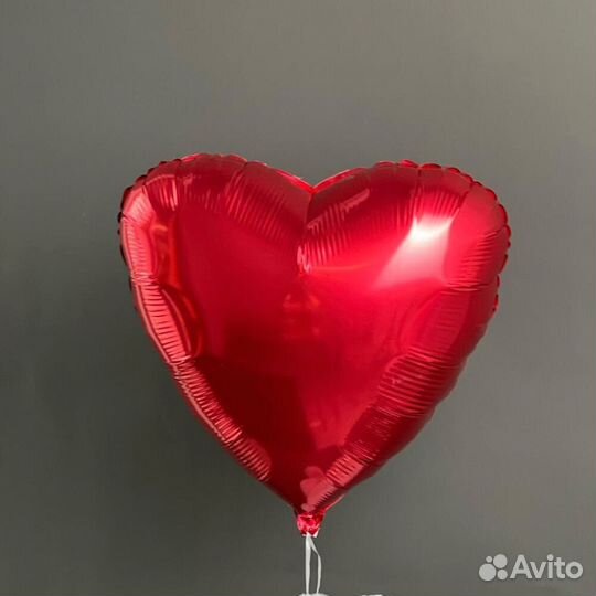 Мишка и шар сердце