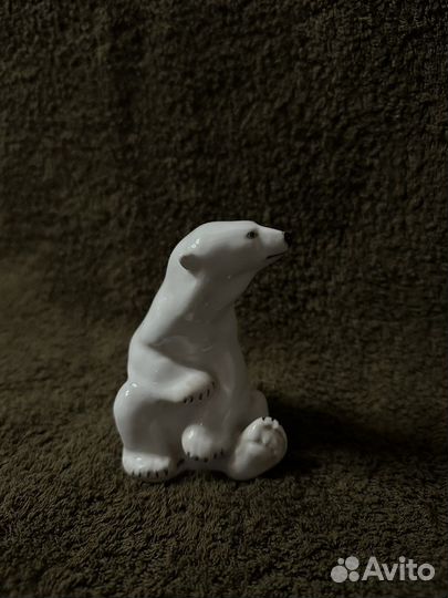 Статуэтка белый медведь Лфз 1 сорт
