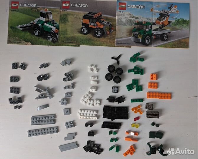 Lego Creator 31043, 31037