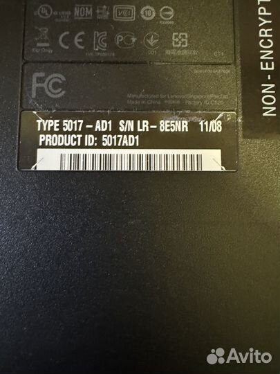 Ноутбук Lenovo ThinkPad L520 5017AD1