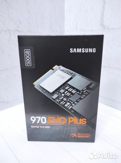Samsung 970 EVO Plus 500 гб M.2 MZV7S500BW - Новый