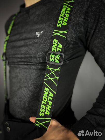 Полукомбинезон горнолыжный Alpha Endness Чёрный