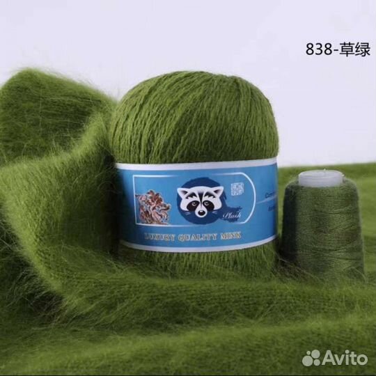 Пряжа из пуха норки