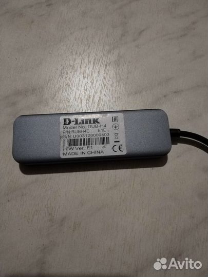 Хаб (разветвитель) D-Link DUB-H4