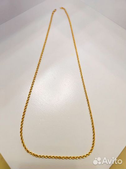 Золотая цепь верёвка 750