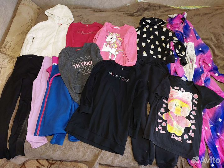 Вещи на девочку 128-134+юбка 134