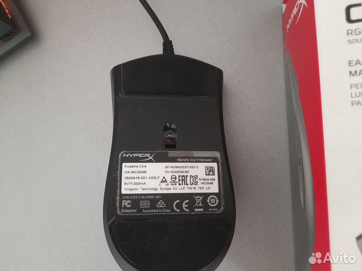 Игровая мышь hyperx pulsefire core