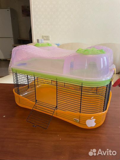 Клетка для грызунов. Большая, двух этажная