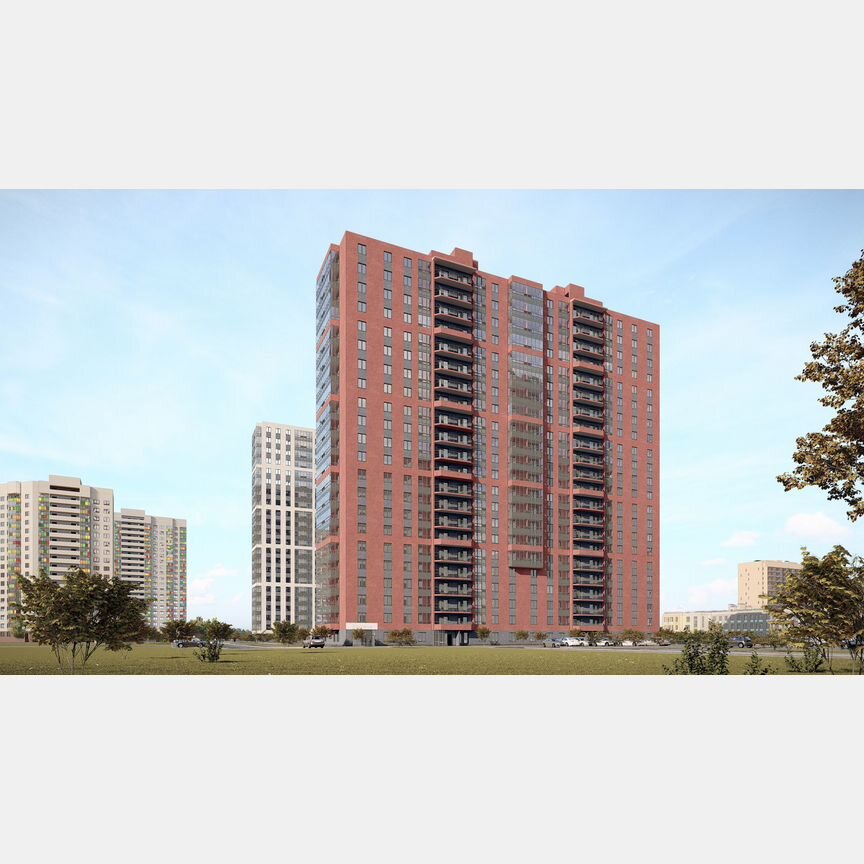 1-к. квартира, 33,7 м², 1/22 эт.
