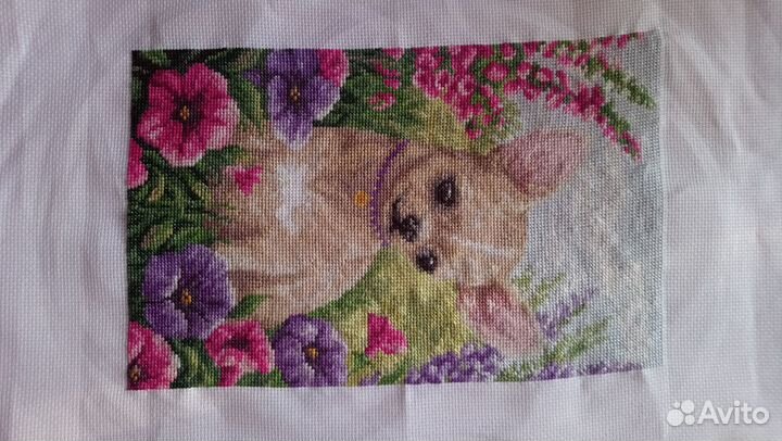 Вышивка крестиком готовая
