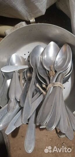 Ложки вилки нержавейка алюминий СССР