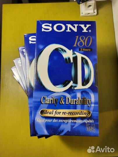 12 чистых видеокассет VHS