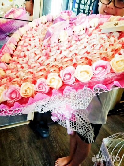 Букет из конфет сладкий букет Рафаэлло киндер 101