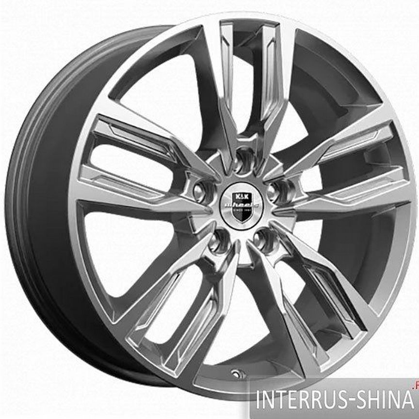 Диски K&K Борэй 8x18 5x114.3 ET35 D67.1 Дарк платинум