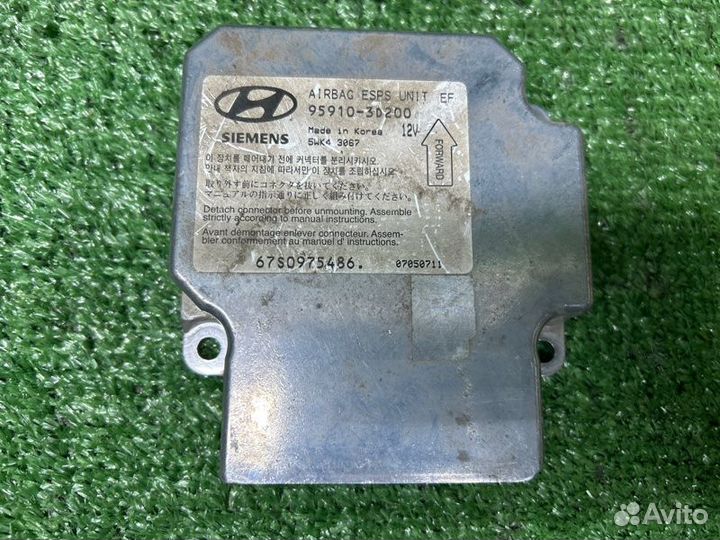 Блок airbag Hyundai Sonata 5 (Тагаз)