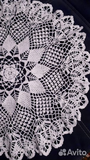 Новая скатерть на круглый столик