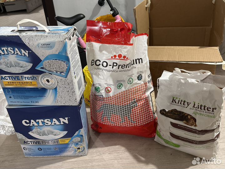 Кошачий наполнитель