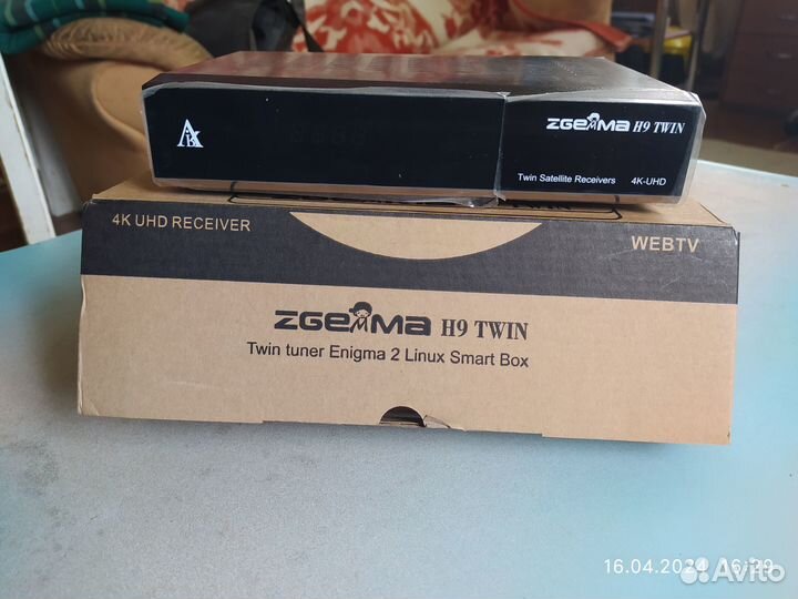 Спутниковый 4K ресивер Zgemma h9 twin